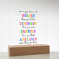 Almost Sold Out - Daily Affirmations - Acrylic Plaque with Stand