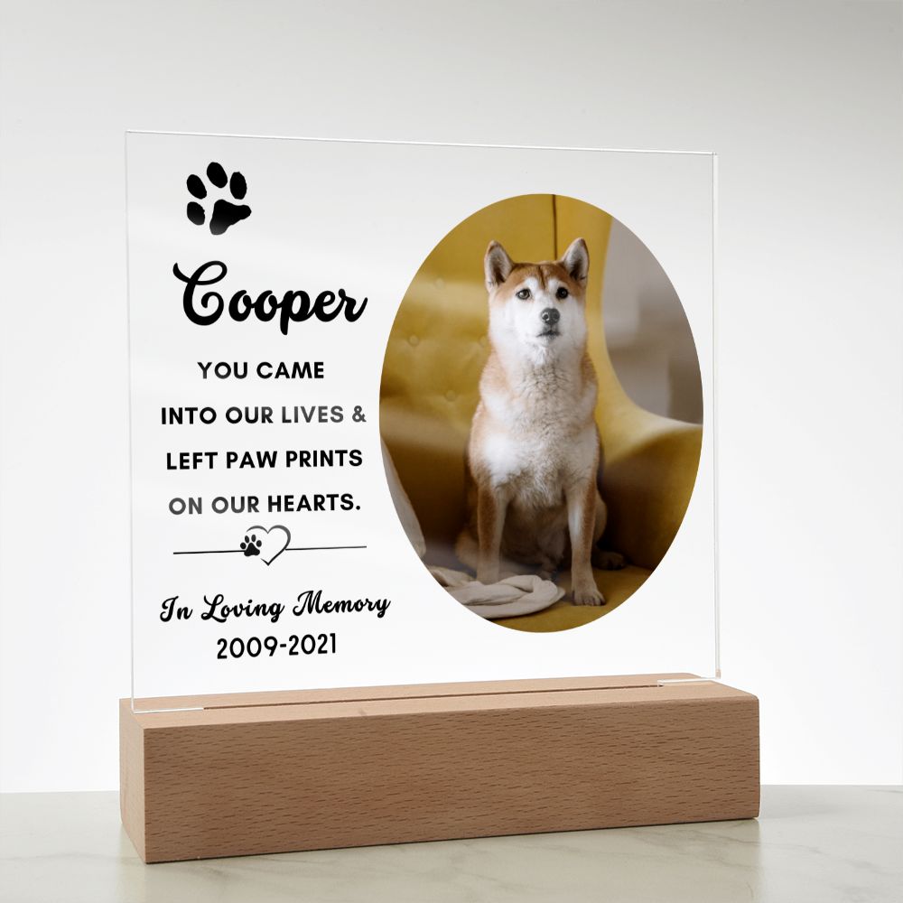 Almost Sold Out - Pet Memorial - Acrylic Plaque with Stand