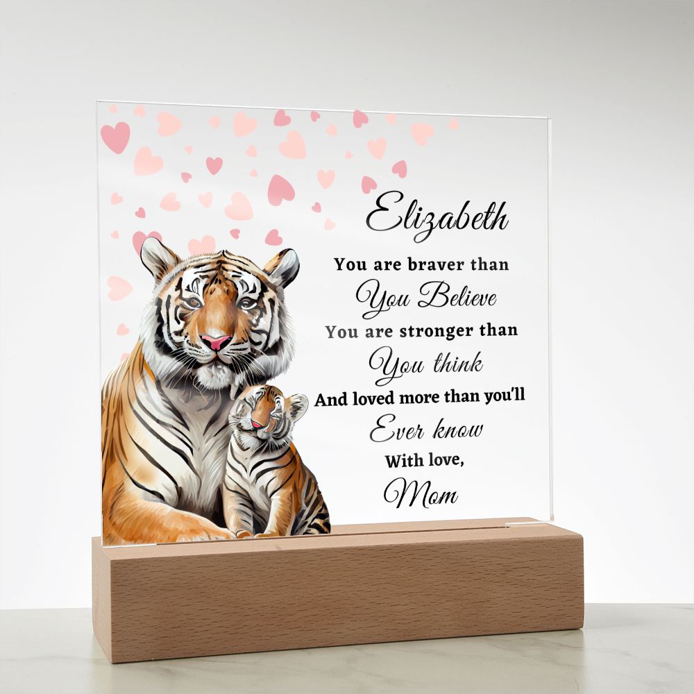 [Almost Sold Out] To My Daughter - Tiger - Acrylic Plaque