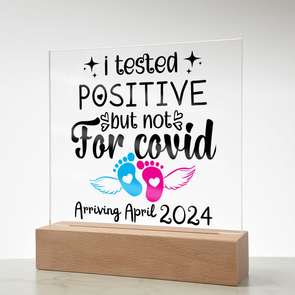 [Almost Sold Out] Personalized Pregnancy Announcement Acrylic Plaque
