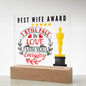 [Almost Sold Out] Best Wife Award - In Love With You Everyday - Acrylic Plaque with Stand