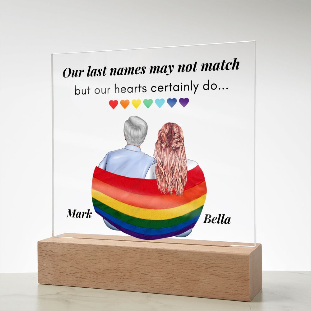 [Almost Sold Out] Bonus Dad - Father's Day Pride Gift Acrylic Plaque