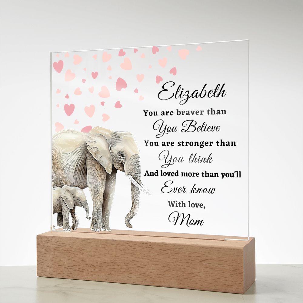 [Almost Sold Out] To My Daughter - Elephant - Acrylic Plaque