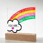 [Almost Sold Out] Kids Positive Daily Affirmations Rainbow Acrylic Plaque