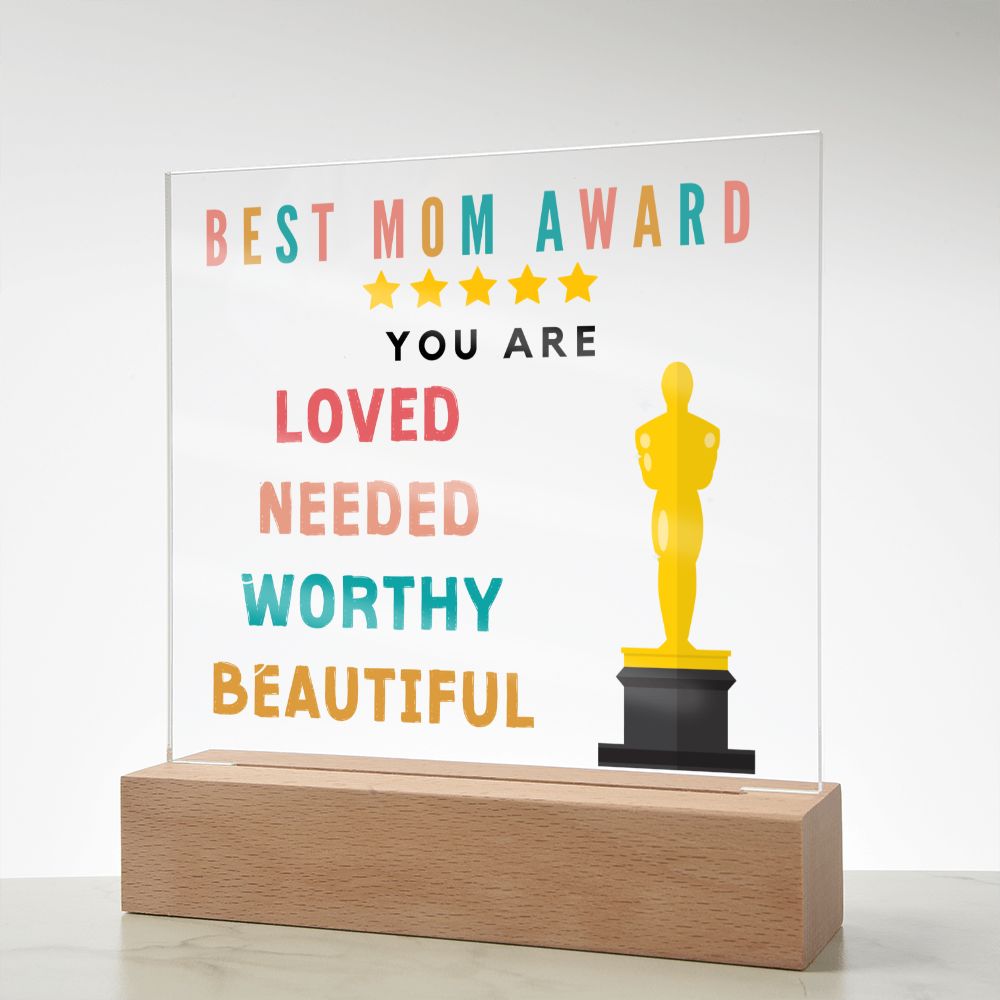 [Almost Sold Out] Best Mom Award - You are Loved - Acrylic Plaque with Stand