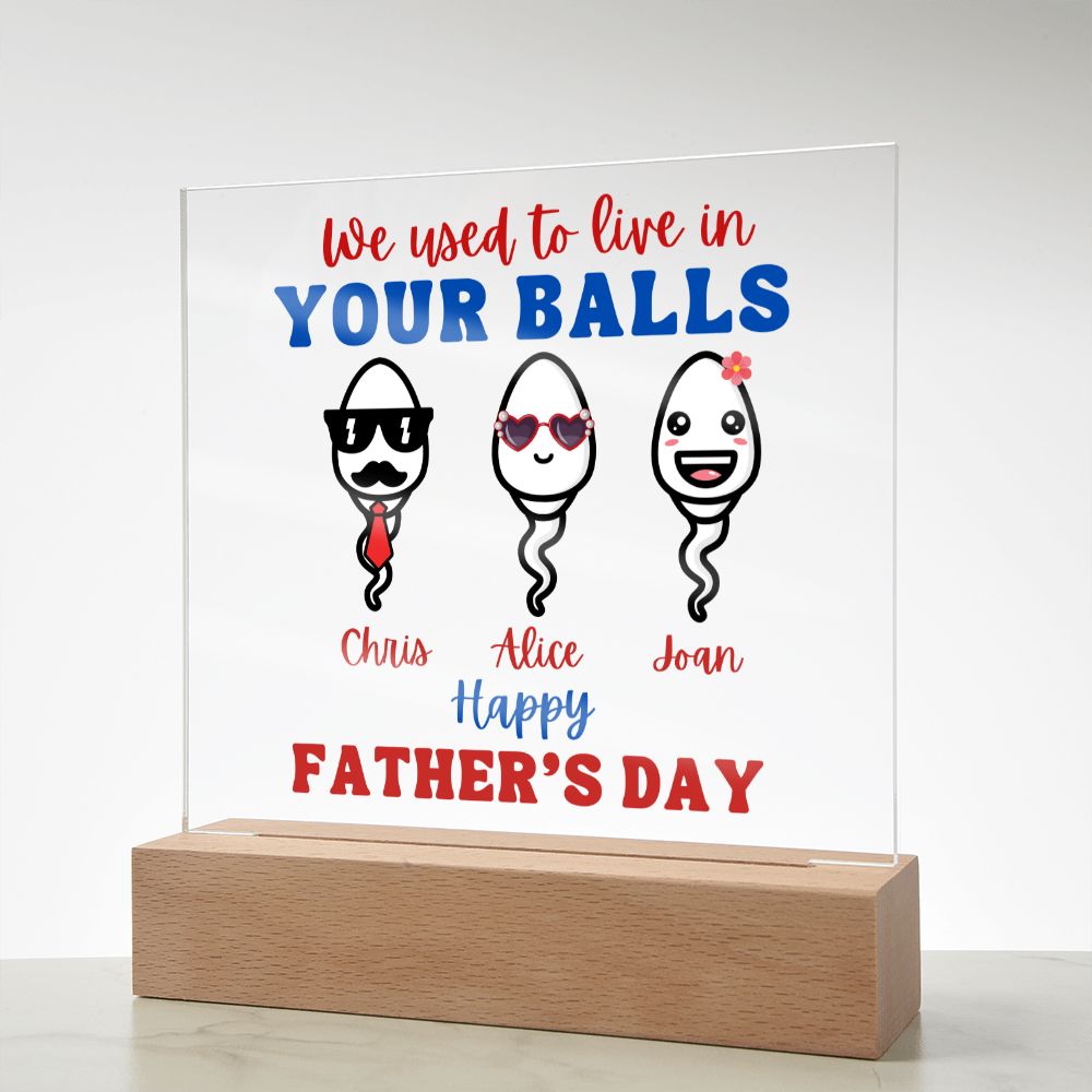 [Almost Sold Out] Personalized Sperm Father's Day Gift