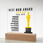 [Almost Sold Out] Best Mom Award Acrylic Plaque with Stand