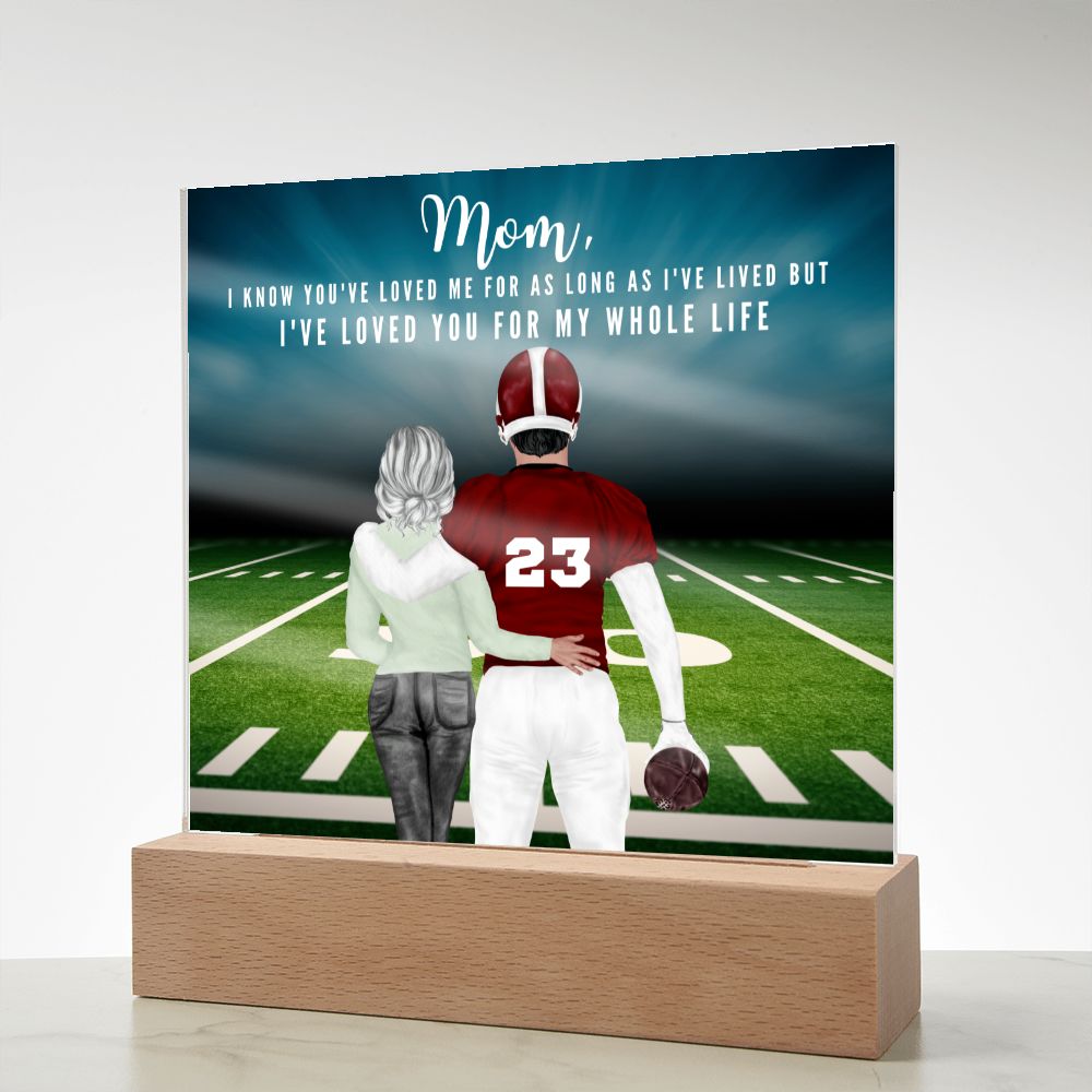 [Almost Sold Out] Football Mom - Acrylic Plaque
