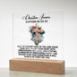 [Almost Sold Out] Personalized Baptism Acrylic Plaque From Godmother