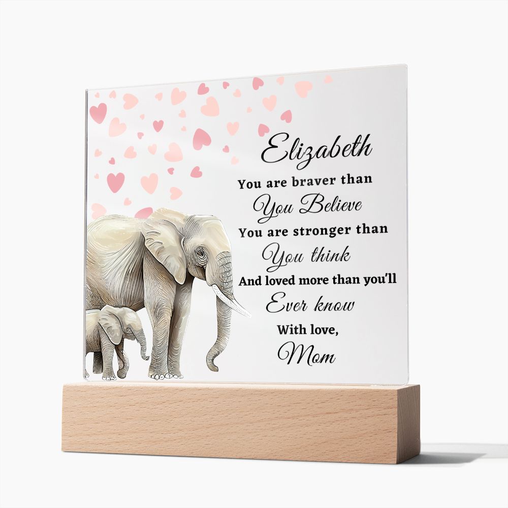 [Almost Sold Out] To My Daughter - Elephant - Acrylic Plaque