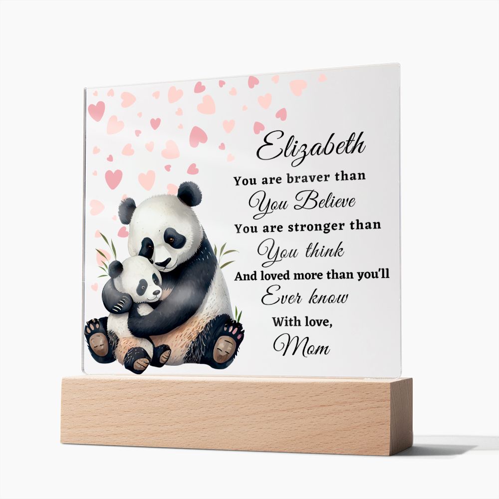 [Almost Sold Out] To My Daughter - Panda - Acrylic Plaque