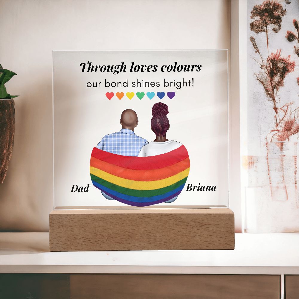 [Almost Sold Out] Customized Father's Day Acrylic Plaque - Our Bond Shines Bright