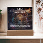 [Almost Sold Out] Leo  Acrylic Square Plaque