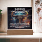 [Almost Sold Out] Taurus Acrylic Square Plaque