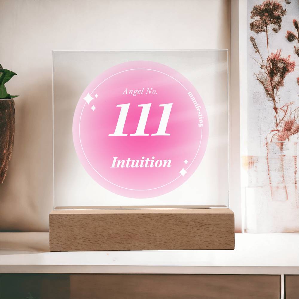 [Almost Sold Out] Personalized Angel Numbers Acrylic Plaque