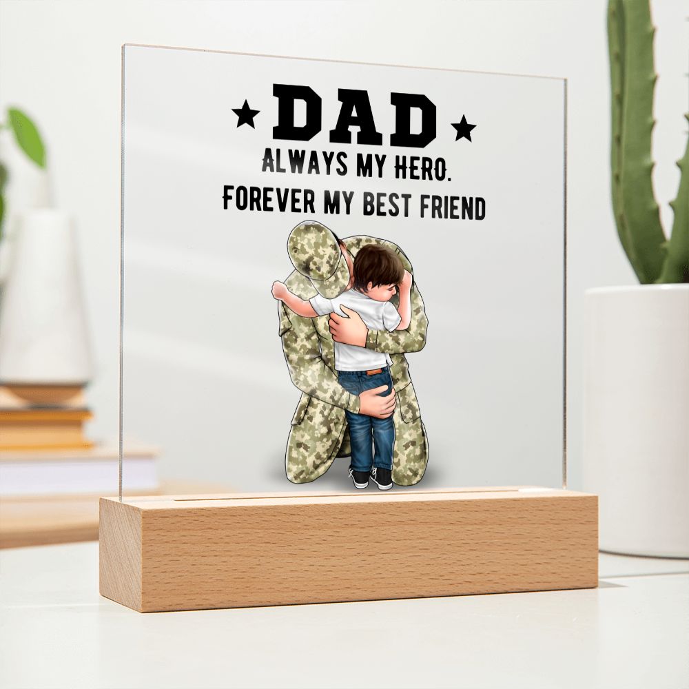 [Almost Sold Out] Personalized Military / Army / Navy Acrylic Plaque