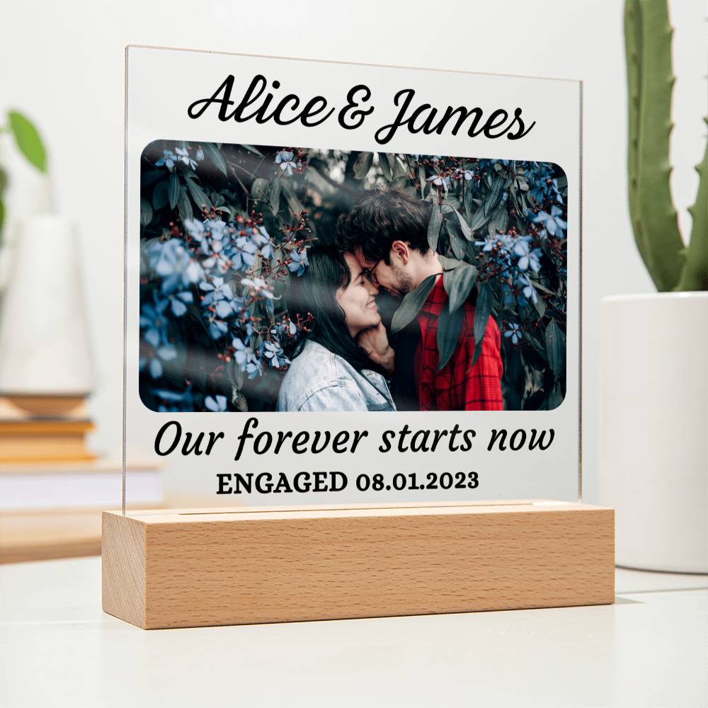 [Almost Sold Out] Personalized Engagement Acrylic Square