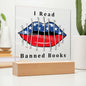 [Almost Sold Out] I Read Banned Books - Acrylic Square Plaque