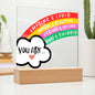 [Almost Sold Out] Rainbow You Are Affirmations - Acrylic Plaque