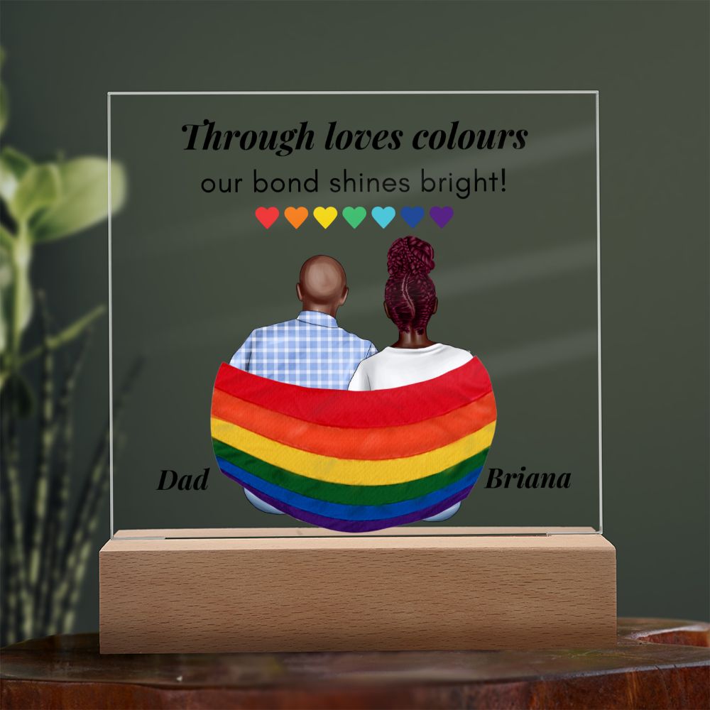 [Almost Sold Out] Customized Father's Day Acrylic Plaque - Our Bond Shines Bright