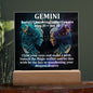 [Almost Sold Out] Gemini Acrylic Square Plaque