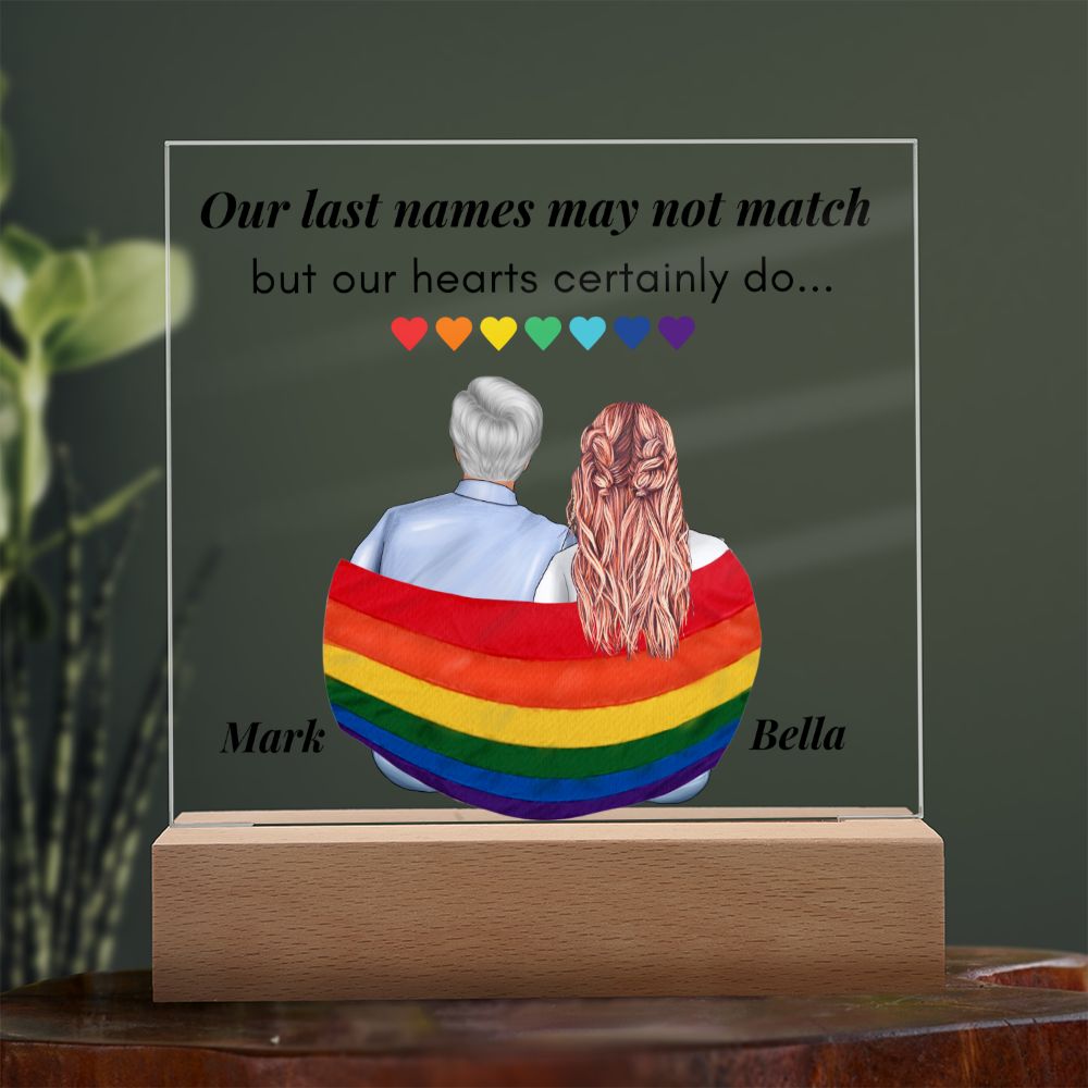 [Almost Sold Out] Bonus Dad - Father's Day Pride Gift Acrylic Plaque