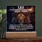 [Almost Sold Out] Leo  Acrylic Square Plaque