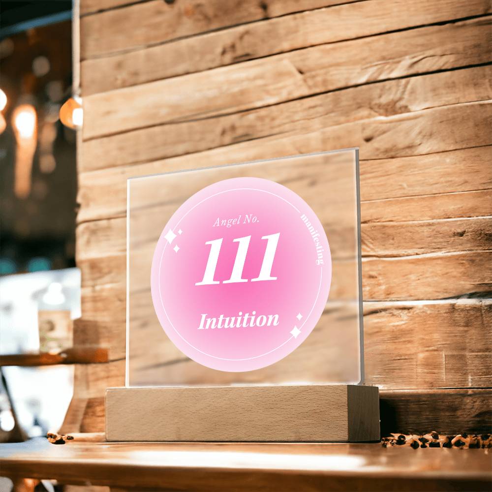 [Almost Sold Out] Personalized Angel Numbers Acrylic Plaque