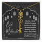 I Thank Allah for Bringing You Into My Life Eid Mubarak Black and White Lanterns Flower Name Necklace