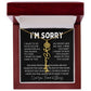 [Almost Sold Out] I'm Sorry Apologies By The Heart Flower Name Necklace