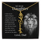 Personalized Name Necklace With Birth Flower for Daughter