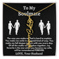 [ALMOST SOLD OUT] To My Soulmate - Love, Your Husband Flower Name Necklace