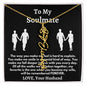 To My Soulmate - Love, Your Husband Flower Name Necklace