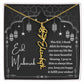 [Almost Sold Out] I thank Allah For Bringing You Into My Life Eid Mubarak Black and White Lanterns Flower Name Necklace