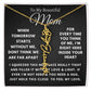 [ALMOST SOLD OUT] To My Beautiful Mom Flower Name Necklace