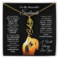 [ALMOST SOLD OUT] To My Beautiful Soulmate Flower Name Necklace