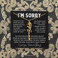 [Almost Sold Out] I'm Sorry Apologies By The Heart Flower Name Necklace