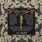 [Almost Sold Out] Floral Dear Mom Flower Name Necklace