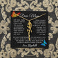[Almost Sold Out] Butterflies Dear Mom Flower Name Necklace