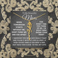 [ALMOST SOLD OUT] To My Beautiful Mom Flower Name Necklace