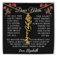 [Almost Sold Out] Floral Dear Mom Flower Name Necklace
