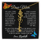 [Almost Sold Out] Butterflies Dear Mom Flower Name Necklace