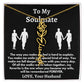 [ALMOST SOLD OUT] To My Soulmate - Love, Your Husband Flower Name Necklace