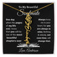 [ALMOST SOLD OUT] To My Beautiful Soulmate Chapters Flower Name Necklace