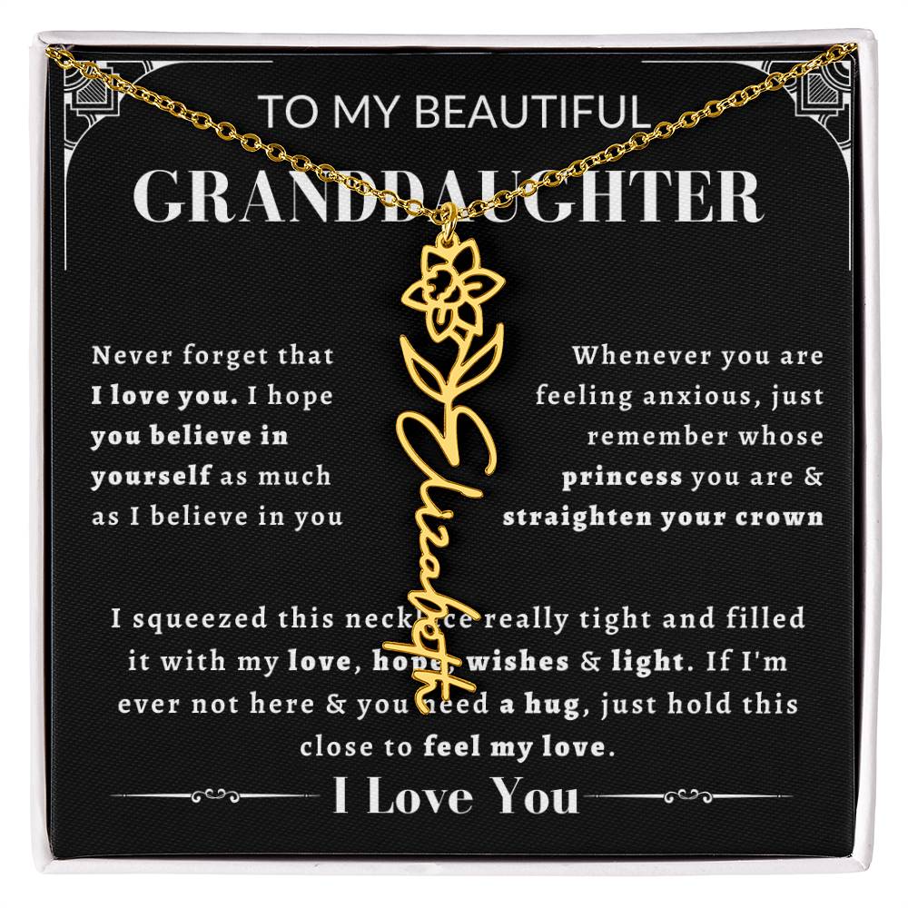 [ALMOST SOLD OUT] To My Beautiful Granddaughter