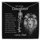 Personalized Name Necklace With Birth Flower for Daughter