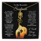 [ALMOST SOLD OUT] To My Beautiful Soulmate Flower Name Necklace