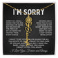 [Almost Sold Out] I'm Sorry Flower Name Necklace