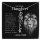 Personalized Name Necklace With Birth Flower for Daughter