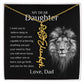 Personalized Name Necklace With Birth Flower for Daughter